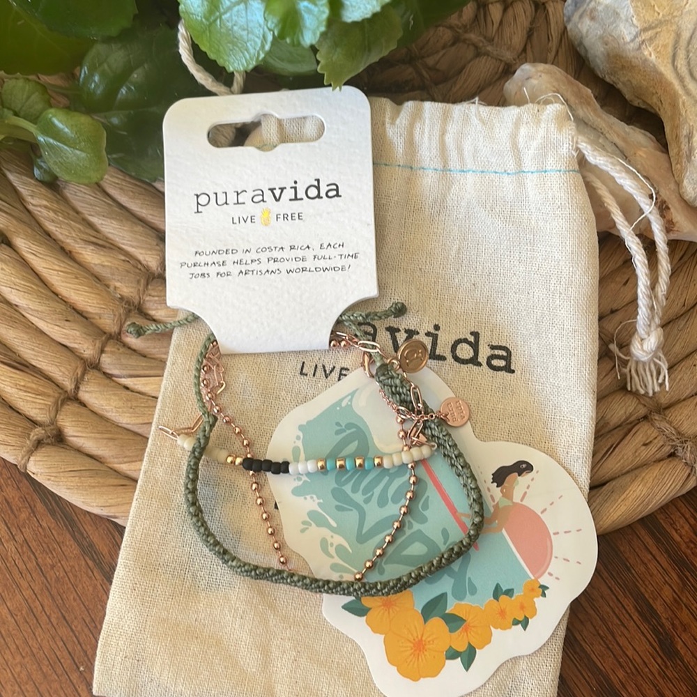 NWT Pura Vida Bracelet Stack